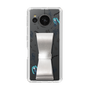 Slim Protection Case - STAND & RING RIBBON Silver［ HATSUNE MIKU - Ribbon - Instrumental - Monochrome ］