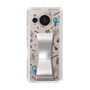 Slim Protection Case - STAND & RING RIBBON Silver［ HATSUNE MIKU - Ribbon - Instrumental - Monochrome ］