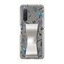 Slim Protection Case - STAND & RING RIBBON Silver［ HATSUNE MIKU - Ribbon - Instrumental - Monochrome ］