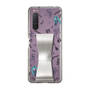 Slim Protection Case - STAND & RING RIBBON Silver［ HATSUNE MIKU - Ribbon - Instrumental - Monochrome ］