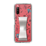 Slim Protection Case - STAND & RING RIBBON Silver［ HATSUNE MIKU - Ribbon - Instrumental - Monochrome ］
