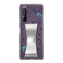 Slim Protection Case - STAND & RING RIBBON Silver［ HATSUNE MIKU - Ribbon - Instrumental - Monochrome ］