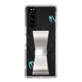 Slim Protection Case - STAND & RING RIBBON Silver［ HATSUNE MIKU - Ribbon - Instrumental - Monochrome ］