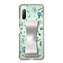 Slim Protection Case - STAND & RING RIBBON Silver［ HATSUNE MIKU - Ribbon - Instrumental - Monochrome ］