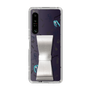 Slim Protection Case - STAND & RING RIBBON Silver［ HATSUNE MIKU - Ribbon - Instrumental - Monochrome ］