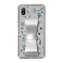 Slim Protection Case - STAND & RING RIBBON Silver［ HATSUNE MIKU - Ribbon - Instrumental - Monochrome ］