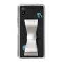 Slim Protection Case - STAND & RING RIBBON Silver［ HATSUNE MIKU - Ribbon - Instrumental - Monochrome ］