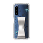 Slim Protection Case - STAND & RING RIBBON Silver［ HATSUNE MIKU - Ribbon - Instrumental - Monochrome ］