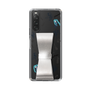 Slim Protection Case - STAND & RING RIBBON Silver［ HATSUNE MIKU - Ribbon - Instrumental - Monochrome ］