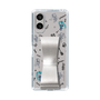 Slim Protection Case - STAND & RING RIBBON Silver［ HATSUNE MIKU - Ribbon - Instrumental - Monochrome ］
