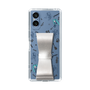 Slim Protection Case - STAND & RING RIBBON Silver［ HATSUNE MIKU - Ribbon - Instrumental - Monochrome ］