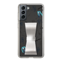 Slim Protection Case - STAND & RING RIBBON Silver［ HATSUNE MIKU - Ribbon - Instrumental - Monochrome ］