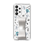Slim Protection Case - STAND & RING RIBBON Silver［ HATSUNE MIKU - Ribbon - Instrumental - Monochrome ］