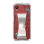 Slim Protection Case - STAND & RING RIBBON Silver［ HATSUNE MIKU - Ribbon - Instrumental - Monochrome ］