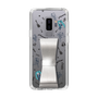 Slim Protection Case - STAND & RING RIBBON Silver［ HATSUNE MIKU - Ribbon - Instrumental - Monochrome ］