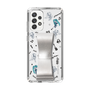 Slim Protection Case - STAND & RING RIBBON Silver［ HATSUNE MIKU - Ribbon - Instrumental - Monochrome ］