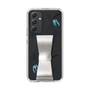Slim Protection Case - STAND & RING RIBBON Silver［ HATSUNE MIKU - Ribbon - Instrumental - Monochrome ］