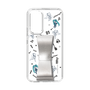 Slim Protection Case - STAND & RING RIBBON Silver［ HATSUNE MIKU - Ribbon - Instrumental - Monochrome ］