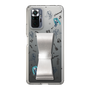 Slim Protection Case - STAND & RING RIBBON Silver［ HATSUNE MIKU - Ribbon - Instrumental - Monochrome ］