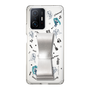 Slim Protection Case - STAND & RING RIBBON Silver［ HATSUNE MIKU - Ribbon - Instrumental - Monochrome ］