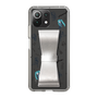 Slim Protection Case - STAND & RING RIBBON Silver［ HATSUNE MIKU - Ribbon - Instrumental - Monochrome ］