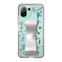 Slim Protection Case - STAND & RING RIBBON Silver［ HATSUNE MIKU - Ribbon - Instrumental - Monochrome ］