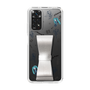 Slim Protection Case - STAND & RING RIBBON Silver［ HATSUNE MIKU - Ribbon - Instrumental - Monochrome ］