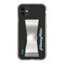 Slim Protection Case - STAND & RING RIBBON Silver［ HATSUNE MIKU - Ribbon - Logo ］