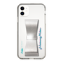 Slim Protection Case - STAND & RING RIBBON Silver［ HATSUNE MIKU - Ribbon - Logo ］