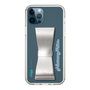 Slim Protection Case - STAND & RING RIBBON Silver［ HATSUNE MIKU - Ribbon - Logo ］