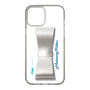 Slim Protection Case - STAND & RING RIBBON Silver［ HATSUNE MIKU - Ribbon - Logo ］