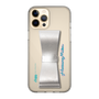 Slim Protection Case - STAND & RING RIBBON Silver［ HATSUNE MIKU - Ribbon - Logo ］