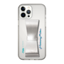 Slim Protection Case - STAND & RING RIBBON Silver［ HATSUNE MIKU - Ribbon - Logo ］