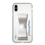 Slim Protection Case - STAND & RING RIBBON Silver［ HATSUNE MIKU - Ribbon - Logo ］