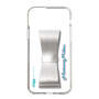Slim Protection Case - STAND & RING RIBBON Silver［ HATSUNE MIKU - Ribbon - Logo ］
