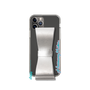 Slim Protection Case - STAND & RING RIBBON Silver［ HATSUNE MIKU - Ribbon - Logo ］