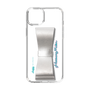 Slim Protection Case - STAND & RING RIBBON Silver［ HATSUNE MIKU - Ribbon - Logo ］