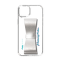 Slim Protection Case - STAND & RING RIBBON Silver［ HATSUNE MIKU - Ribbon - Logo ］