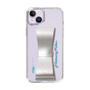 Slim Protection Case - STAND & RING RIBBON Silver［ HATSUNE MIKU - Ribbon - Logo ］