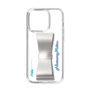 Slim Protection Case - STAND & RING RIBBON Silver［ HATSUNE MIKU - Ribbon - Logo ］
