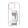 Slim Protection Case - STAND & RING RIBBON Silver［ HATSUNE MIKU - Ribbon - Logo ］