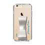 Slim Protection Case - STAND & RING RIBBON Silver［ HATSUNE MIKU - Ribbon - Logo ］