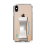 Slim Protection Case - STAND & RING RIBBON Silver［ HATSUNE MIKU - Ribbon - Logo ］