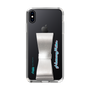 Slim Protection Case - STAND & RING RIBBON Silver［ HATSUNE MIKU - Ribbon - Logo ］