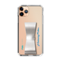 Slim Protection Case - STAND & RING RIBBON Silver［ HATSUNE MIKU - Ribbon - Logo ］
