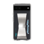 Slim Protection Case - STAND & RING RIBBON Silver［ HATSUNE MIKU - Ribbon - Logo ］