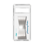 Slim Protection Case - STAND & RING RIBBON Silver［ HATSUNE MIKU - Ribbon - Logo ］
