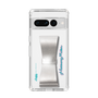Slim Protection Case - STAND & RING RIBBON Silver［ HATSUNE MIKU - Ribbon - Logo ］