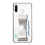 Slim Protection Case - STAND & RING RIBBON Silver［ HATSUNE MIKU - Ribbon - Logo ］