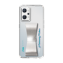 Slim Protection Case - STAND & RING RIBBON Silver［ HATSUNE MIKU - Ribbon - Logo ］